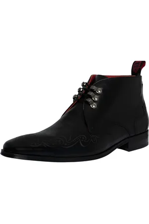Jeffery West Polished Leather Chukka Boots