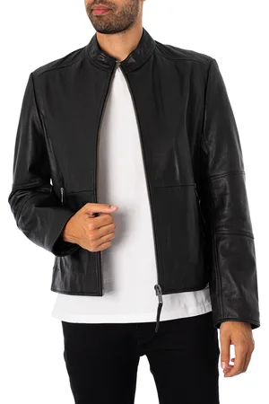 HUGO BOSS Lokis Leather Jacket
