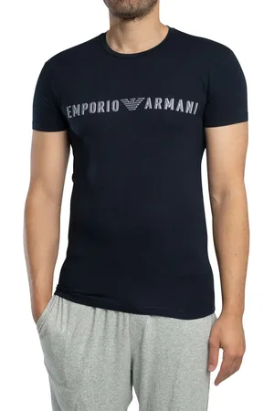 Emporio Armani Lounge Mega Logo Crew T-Shirt