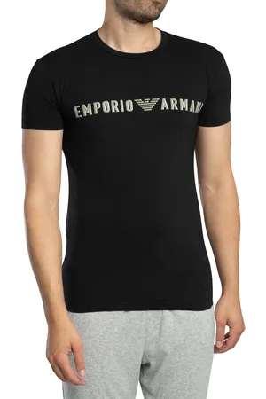 Emporio Armani Lounge Mega Logo Crew T-Shirt