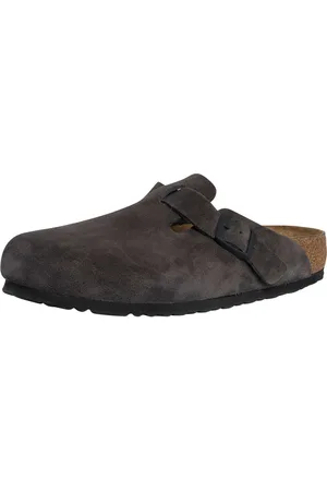 Birkenstock Boston Suede Clogs