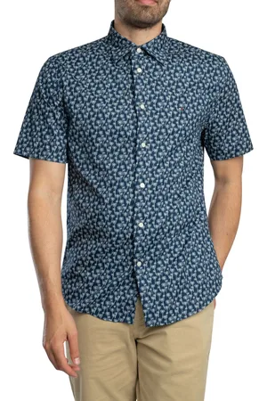 Tommy Hilfiger Flex Poplin Palm Short Sleeved Shirt