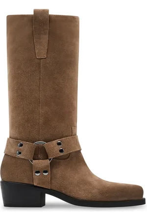 Steve Madden Ruskin Boot Taupe Suède