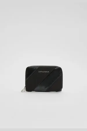 Stradivarius Contrast zip purse OS