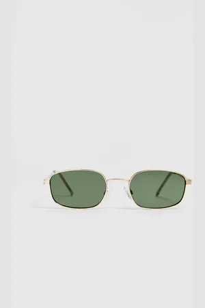 Stradivarius Rectangular metal sunglasses OS