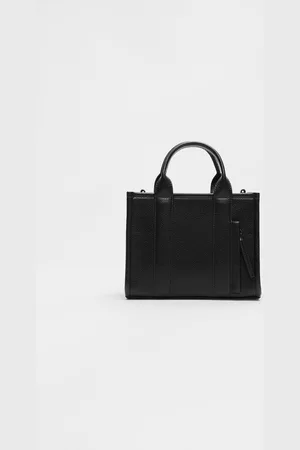 Stradivarius Mini faux leather tote bag OS