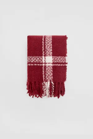 Stradivarius Checked scarf OS