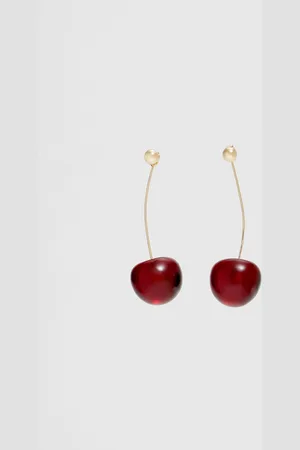 Stradivarius Cherry earrings OS