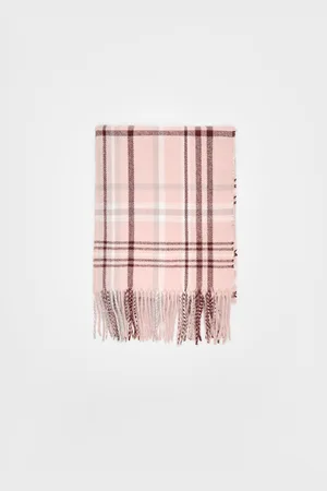 Stradivarius Checked scarf OS
