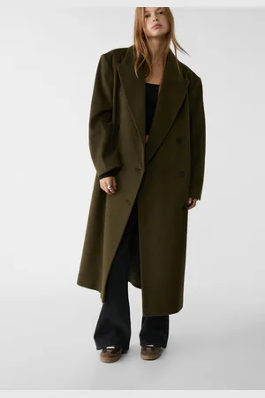 Stradivarius Oversize coat with buttons XS