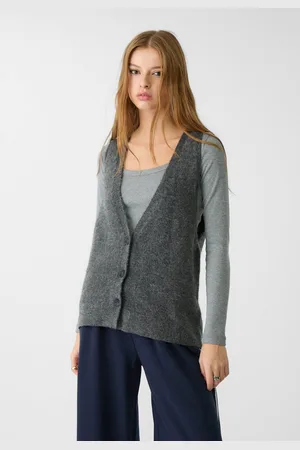 Stradivarius Buttoned knit vest S