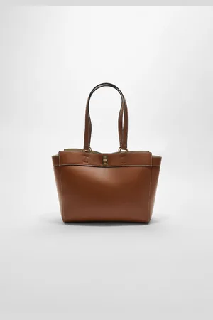Stradivarius Tote bag with topstitching OS