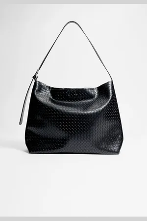 Stradivarius Woven shoulder bag OS