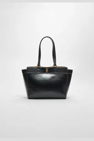 Stradivarius Tote bag with topstitching OS