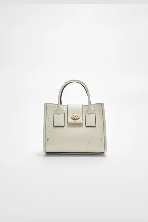 Stradivarius Embellished tote bag with topstitching OS