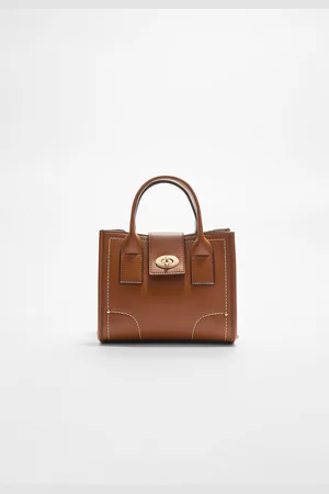 Stradivarius Embellished tote bag with topstitching OS