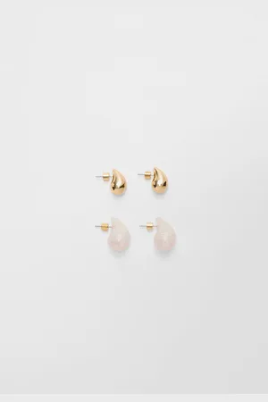 Stradivarius Droplet earrings OS