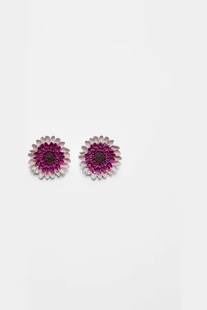 Stradivarius Flower earrings OS