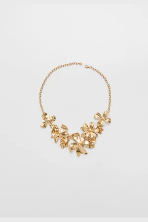 Stradivarius Maxi flower necklace OS