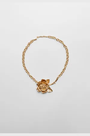 Stradivarius Flower necklace OS