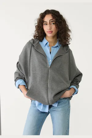 Stradivarius Soft-touch oversize hoodie with zip M