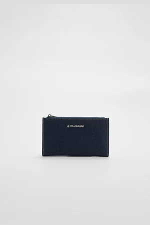 Stradivarius Denim purse with zip OS