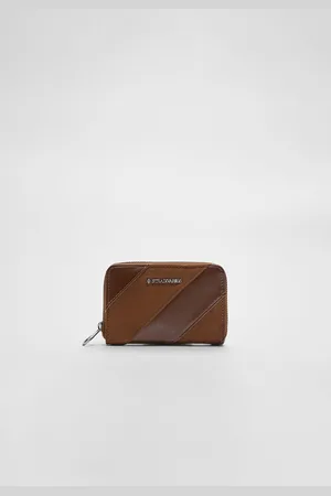 Stradivarius Contrast zip purse OS