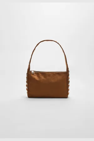 Stradivarius Studded long shoulder bag OS
