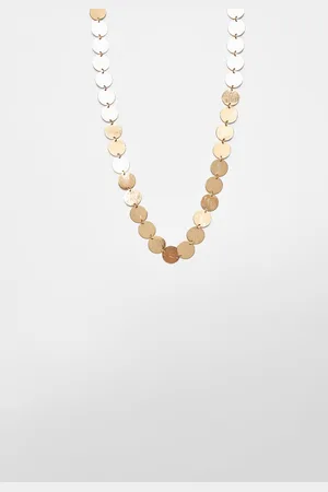 Stradivarius Extra long coin necklace OS