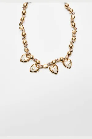 Stradivarius Love heart necklace OS