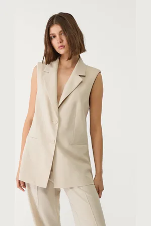 Stradivarius Basic regular fit waistcoat L