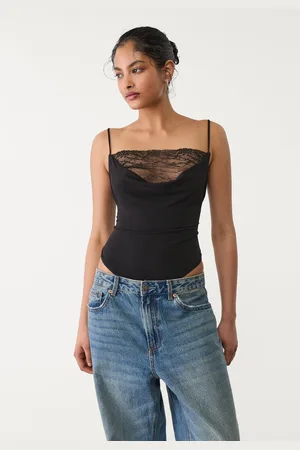 Stradivarius Lace bodysuit XL