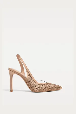 Stradivarius High-heel shoes with rhinestones 7