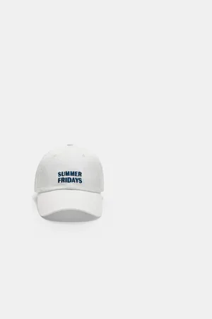 Stradivarius Summer Fridays slogan cap OS