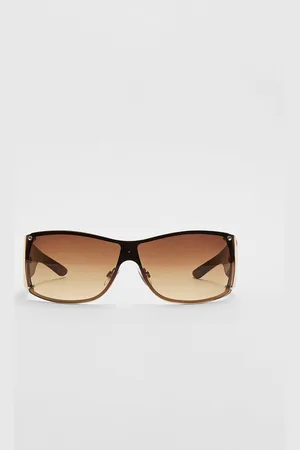 Stradivarius Ombré visor sunglasses OS