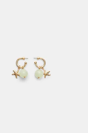 Stradivarius Star charm earrings OS