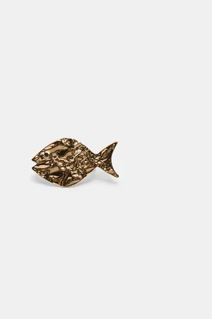 Stradivarius Double fish ring OS
