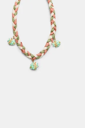 Stradivarius Braided fish necklace OS