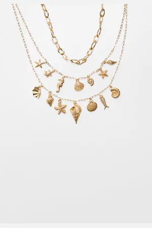 Stradivarius Set of 2 under the sea necklaces OS