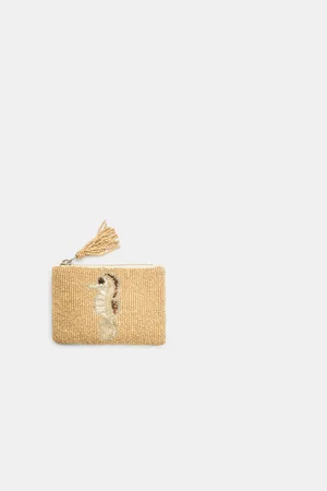 Stradivarius Small seahorse purse OS