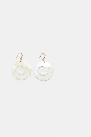 Stradivarius Spiral earrings OS