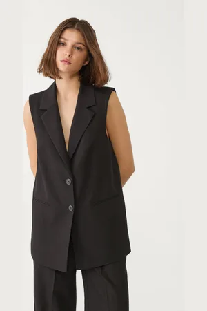Stradivarius Basic regular fit waistcoat XS