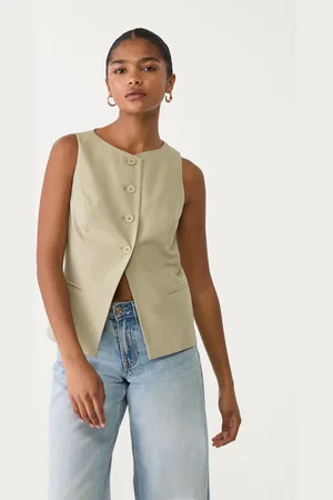 Stradivarius Regular buttoned waistcoat XS
