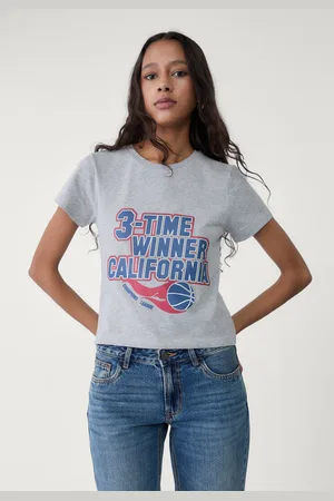 Stradivarius Printed T-shirt L