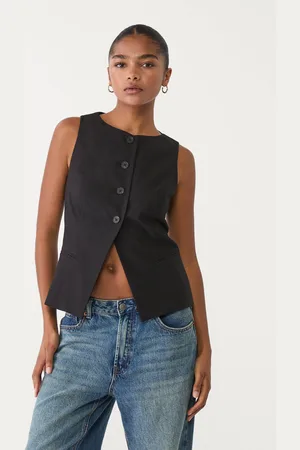 Stradivarius Regular buttoned waistcoat XS