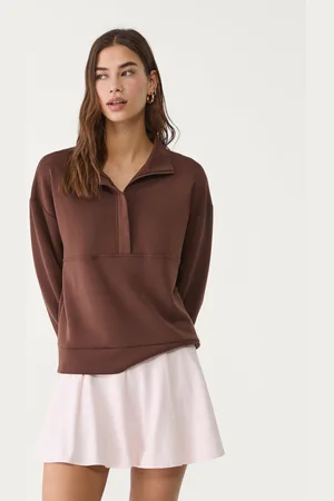 Stradivarius Soft-touch sweatshirt with zip XL