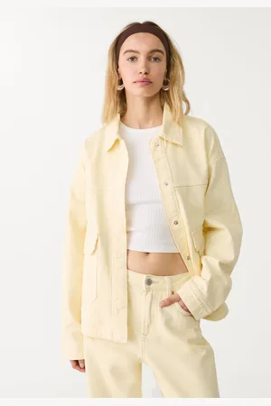 Stradivarius Twill overshirt with pockets XL