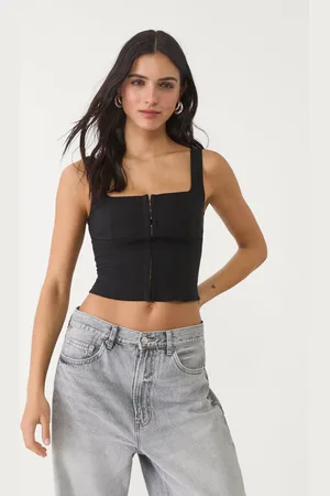 Stradivarius Corset top with straps S
