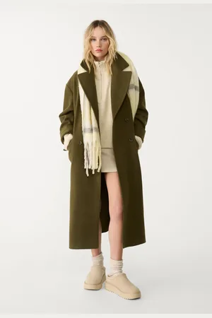 Stradivarius Oversize soft-touch coat XS