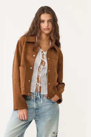 Stradivarius Faux suede jacket XS